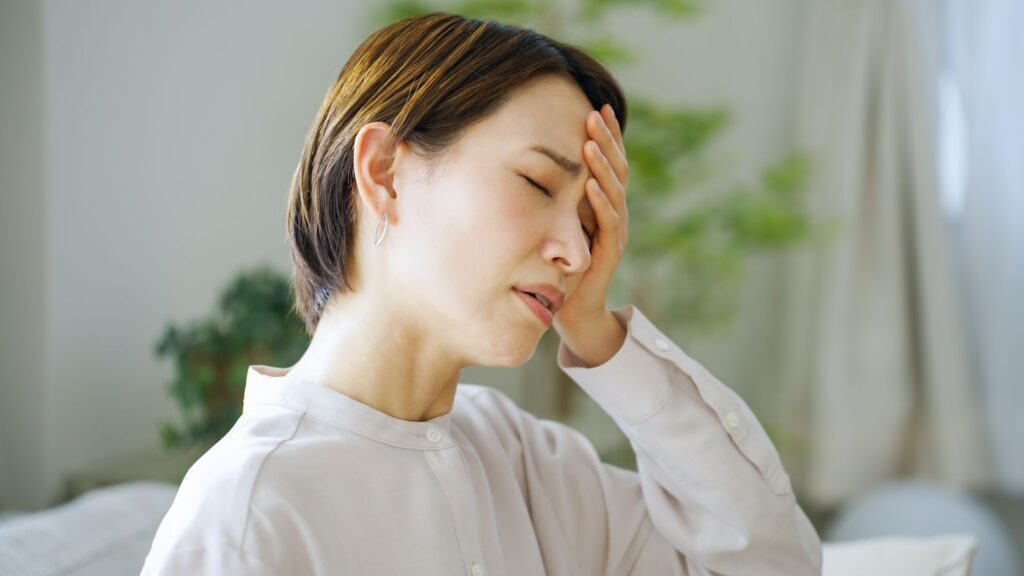 副鼻腔炎（蓄膿症）による頭痛の痛み